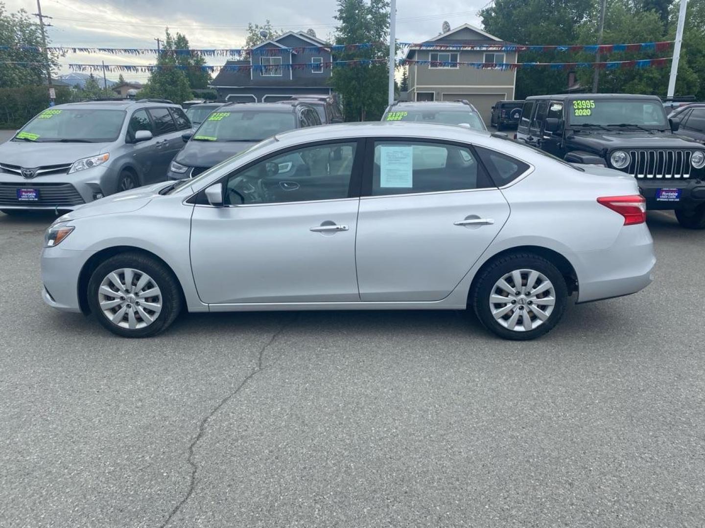 2017 SILVER NISSAN SENTRA S (3N1AB7AP8HY) with an 1.8L engine, Continuously Variable transmission, located at 929 East 8th Ave, Anchorage, AK, 99501, (907) 274-2277, 61.214783, -149.866074 - Photo#1