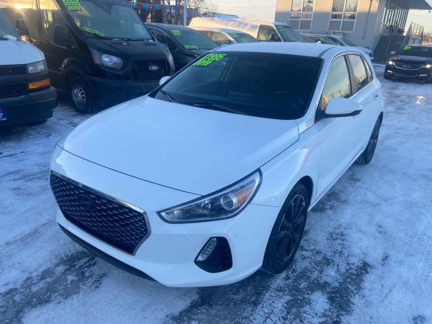 2019 WHITE HYUNDAI ELANTRA GT (KMHH35LE3KU) with an 2.0L engine, Automatic transmission, located at 929 East 8th Ave, Anchorage, AK, 99501, (907) 274-2277, 61.214783, -149.866074 - Photo#0