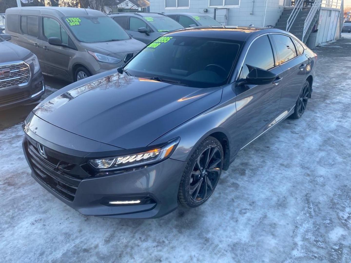 2018 GRAY HONDA ACCORD EXL (1HGCV1F55JA) with an 1.5L engine, Continuously Variable transmission, located at 929 East 8th Ave, Anchorage, AK, 99501, (907) 274-2277, 61.214783, -149.866074 - Photo#0