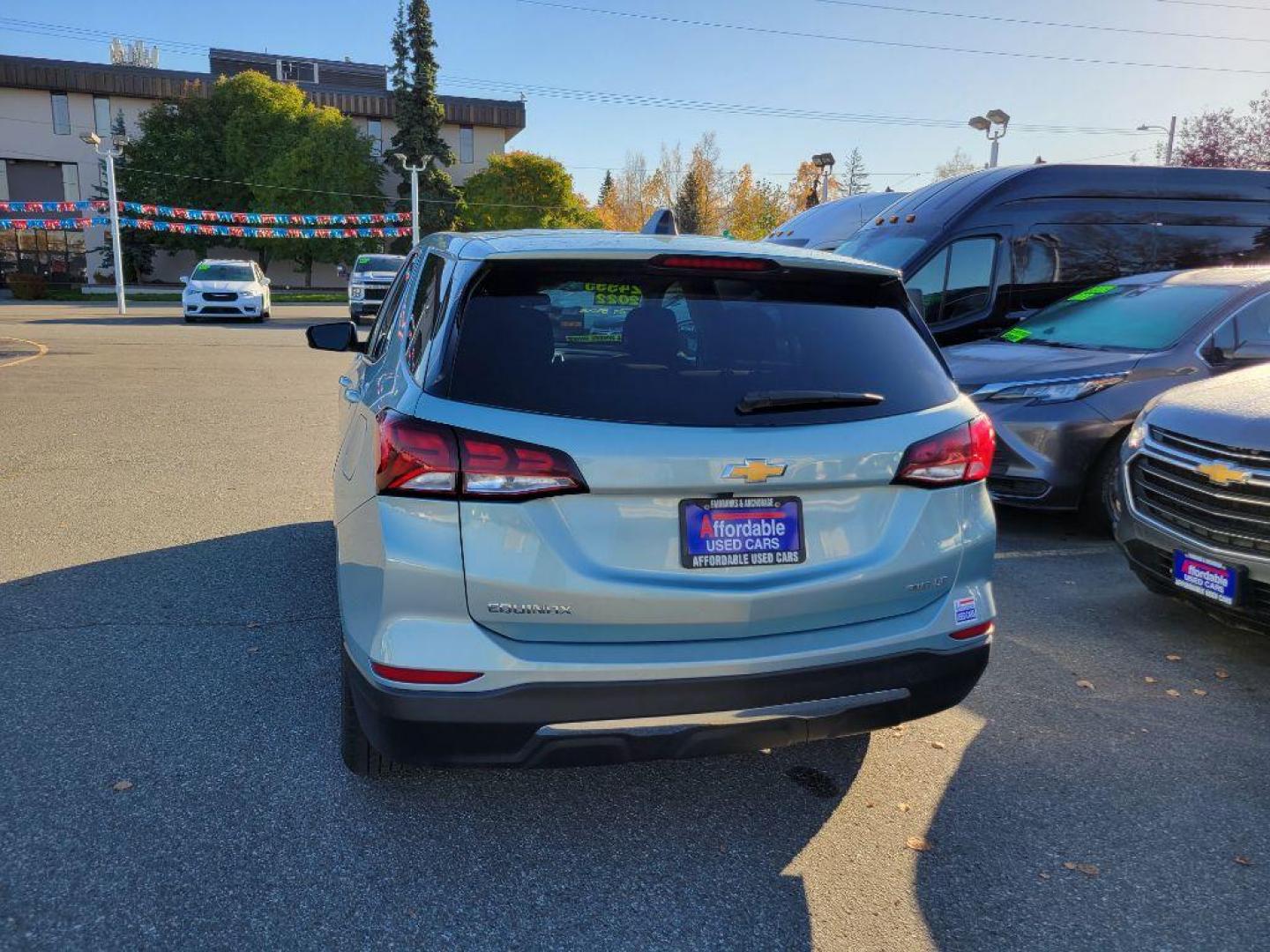 2022 GREEN CHEVROLET EQUINOX LT (2GNAXUEV3N6) with an 1.5L engine, Automatic transmission, located at 929 East 8th Ave, Anchorage, AK, 99501, (907) 274-2277, 61.214783, -149.866074 - Photo#2