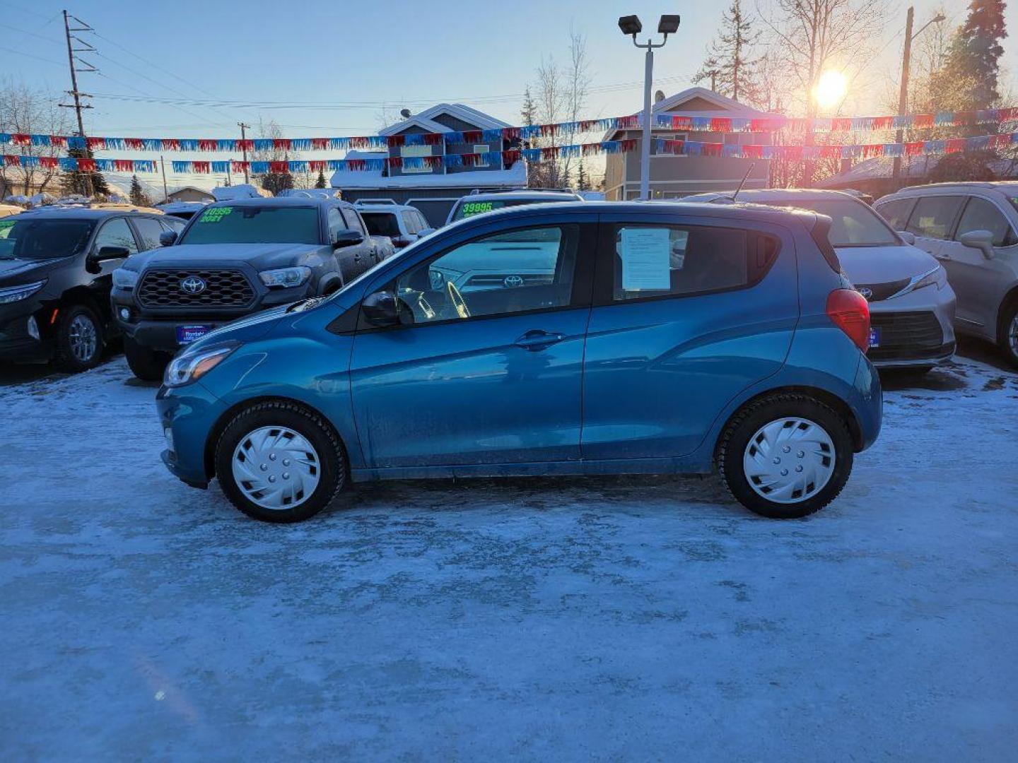 2021 BLUE CHEVROLET SPARK LS (KL8CB6SA0MC) with an 1.4L engine, Continuously Variable transmission, located at 929 East 8th Ave, Anchorage, AK, 99501, (907) 274-2277, 61.214783, -149.866074 - Photo#1