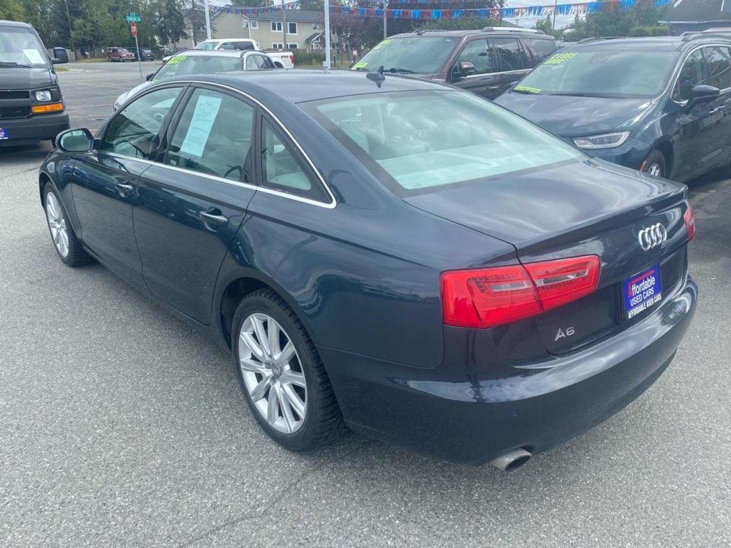 2014 BLUE AUDI A6 PREMIUM PLUS (WAUGFAFC7EN) with an 2.0L engine, Automatic transmission, located at 929 East 8th Ave, Anchorage, AK, 99501, (907) 274-2277, 61.214783, -149.866074 - Photo#2