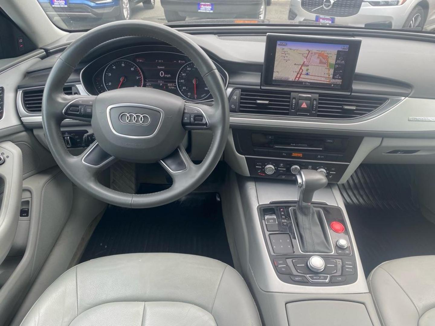 2014 BLUE AUDI A6 PREMIUM PLUS (WAUGFAFC7EN) with an 2.0L engine, Automatic transmission, located at 929 East 8th Ave, Anchorage, AK, 99501, (907) 274-2277, 61.214783, -149.866074 - Photo#4