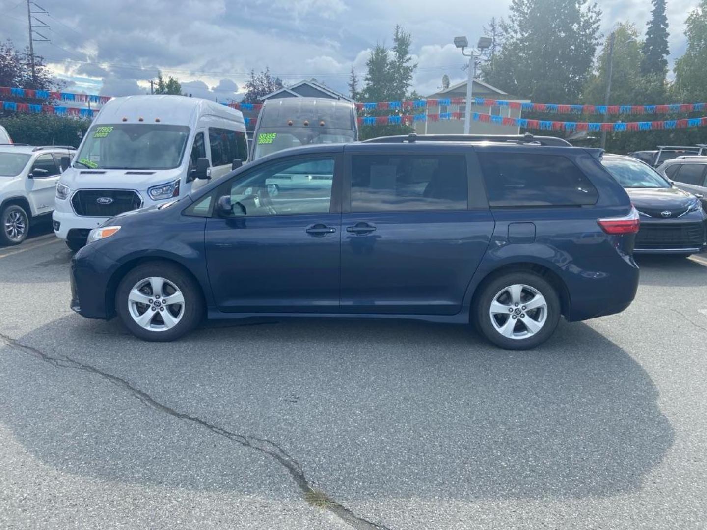 2019 BLUE TOYOTA SIENNA LE (5TDKZ3DC9KS) with an 3.5L engine, Automatic transmission, located at 929 East 8th Ave, Anchorage, AK, 99501, (907) 274-2277, 61.214783, -149.866074 - Photo#1