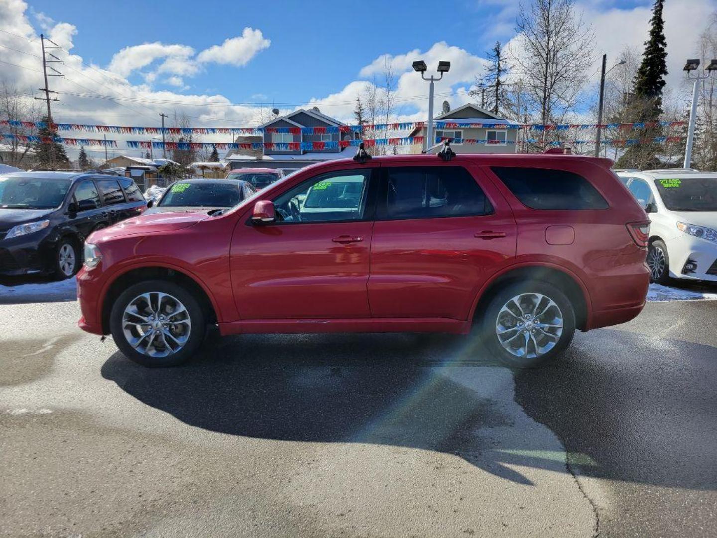 2019 RED DODGE DURANGO GT (1C4RDJDG3KC) with an 3.6L engine, Automatic transmission, located at 929 East 8th Ave, Anchorage, AK, 99501, (907) 274-2277, 61.214783, -149.866074 - Photo#1