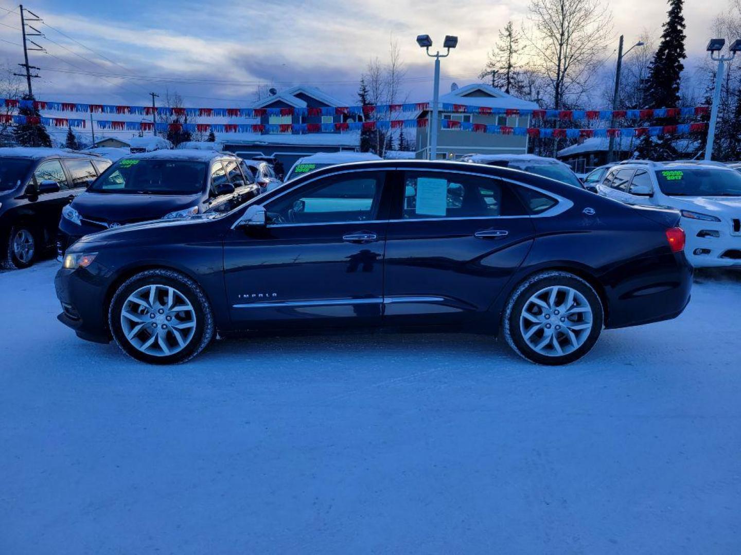 2019 BLUE CHEVROLET IMPALA PREMIER (2G1105S37K9) with an 3.6L engine, Automatic transmission, located at 929 East 8th Ave, Anchorage, AK, 99501, (907) 274-2277, 61.214783, -149.866074 - Photo#1