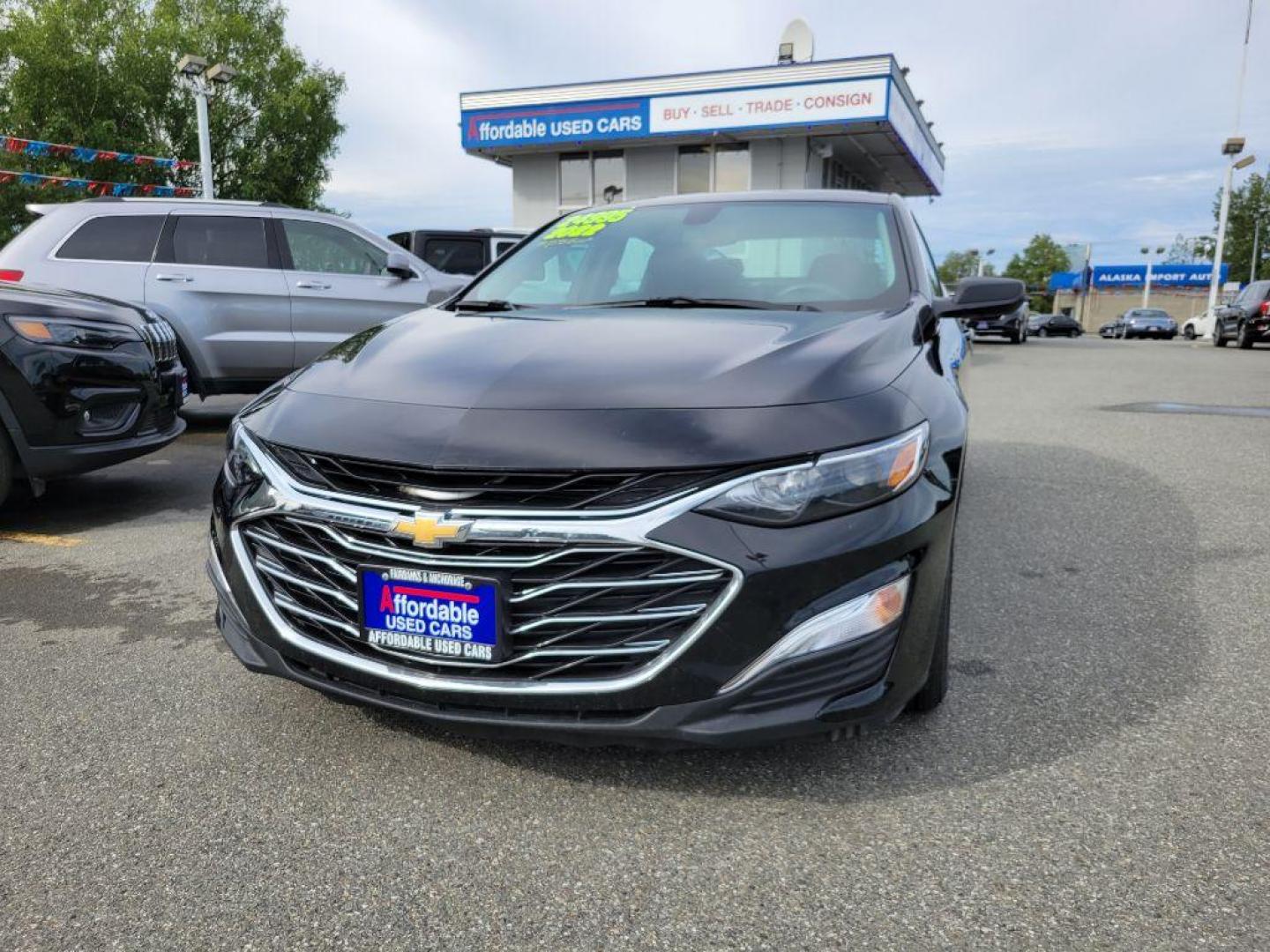 2022 BLACK CHEVROLET MALIBU LS (1G1ZB5ST5NF) with an 1.5L engine, Automatic transmission, located at 929 East 8th Ave, Anchorage, AK, 99501, (907) 274-2277, 61.214783, -149.866074 - Photo#0