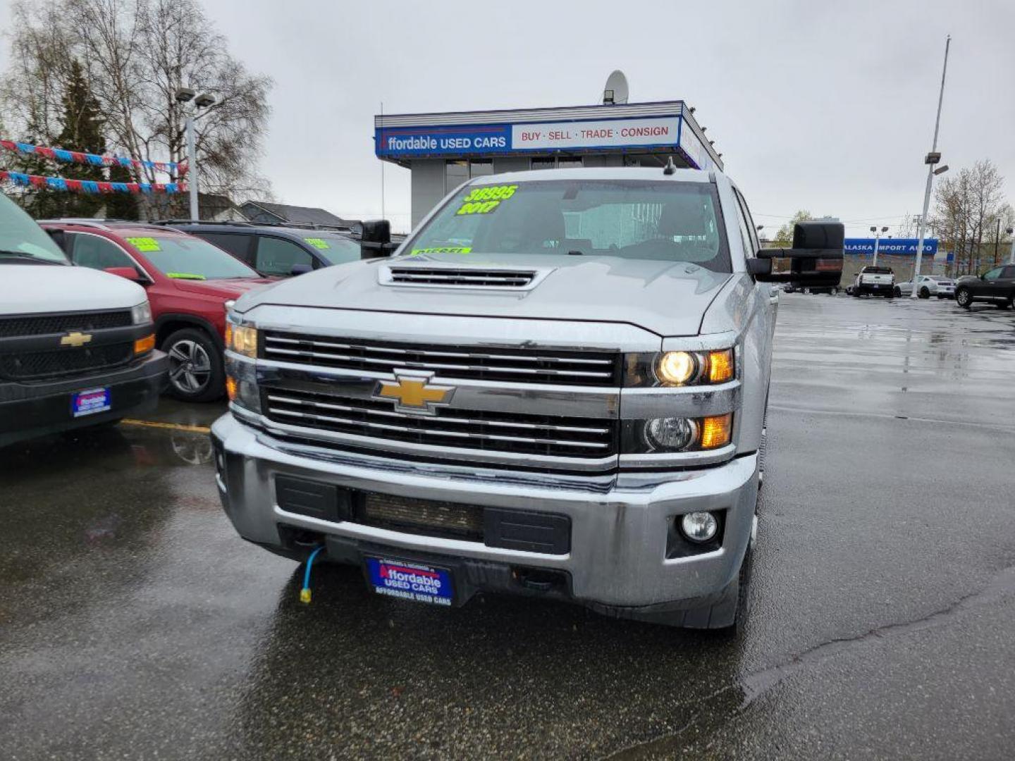 2017 SILVER CHEVROLET SILVERADO 2500 HEAVY DUTY LT (1GC1KVEY3HF) with an 6.6L engine, Automatic transmission, located at 929 East 8th Ave, Anchorage, AK, 99501, (907) 274-2277, 61.214783, -149.866074 - Photo#0