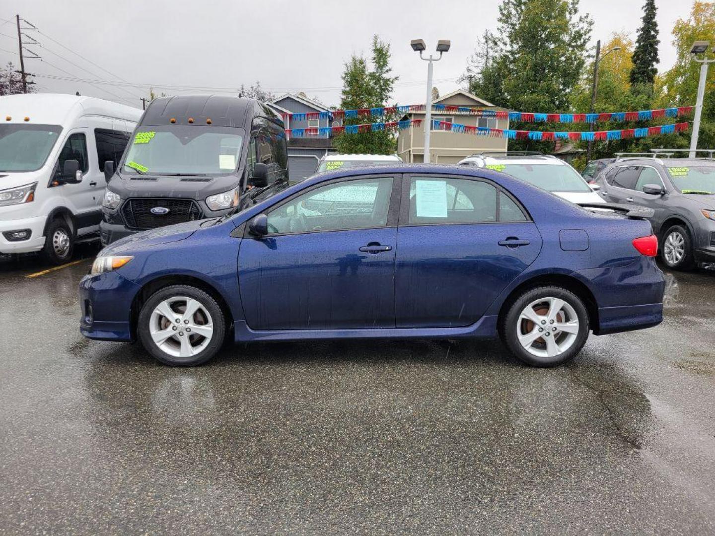 2013 BLUE TOYOTA COROLLA BASE (5YFBU4EE3DP) with an 1.8L engine, Automatic transmission, located at 929 East 8th Ave, Anchorage, AK, 99501, (907) 274-2277, 61.214783, -149.866074 - Photo#1