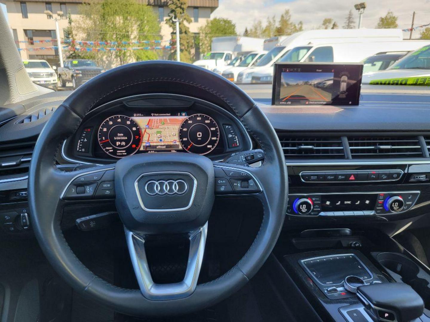 2018 BLUE AUDI Q7 PRESTIGE (WA1VAAF76JD) with an 3.0L engine, Automatic transmission, located at 929 East 8th Ave, Anchorage, AK, 99501, (907) 274-2277, 61.214783, -149.866074 - Photo#4