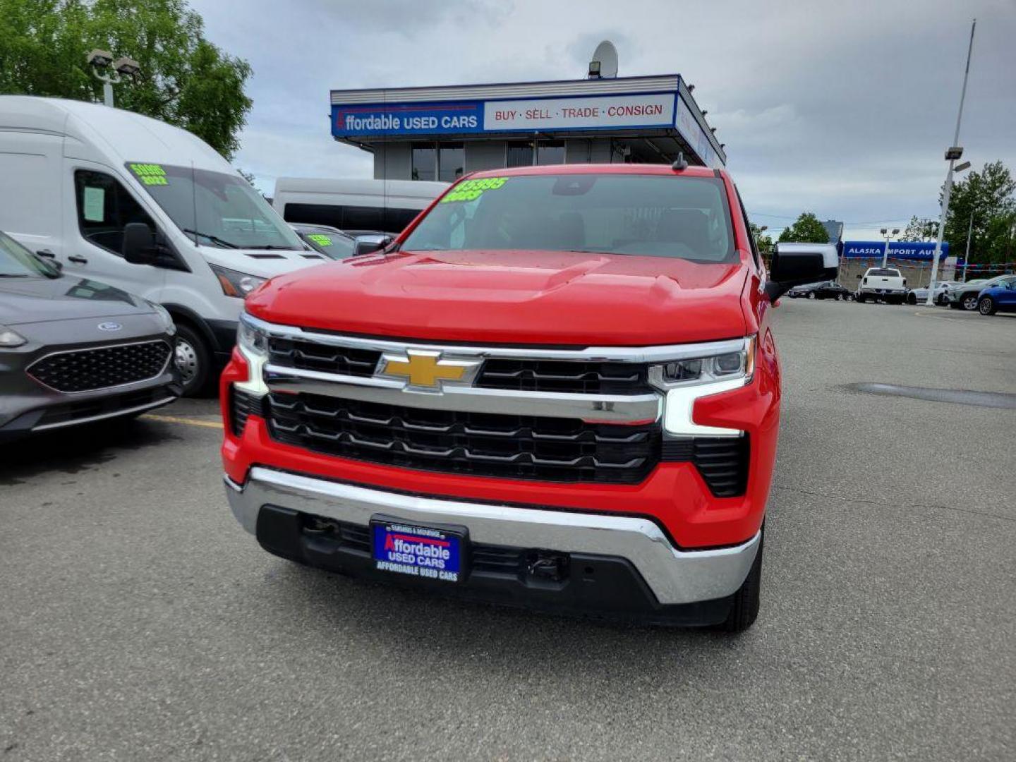 2023 RED CHEVROLET SILVERADO 1500 LT (2GCUDDEDXP1) with an 5.3L engine, Automatic transmission, located at 929 East 8th Ave, Anchorage, AK, 99501, (907) 274-2277, 61.214783, -149.866074 - Photo#0