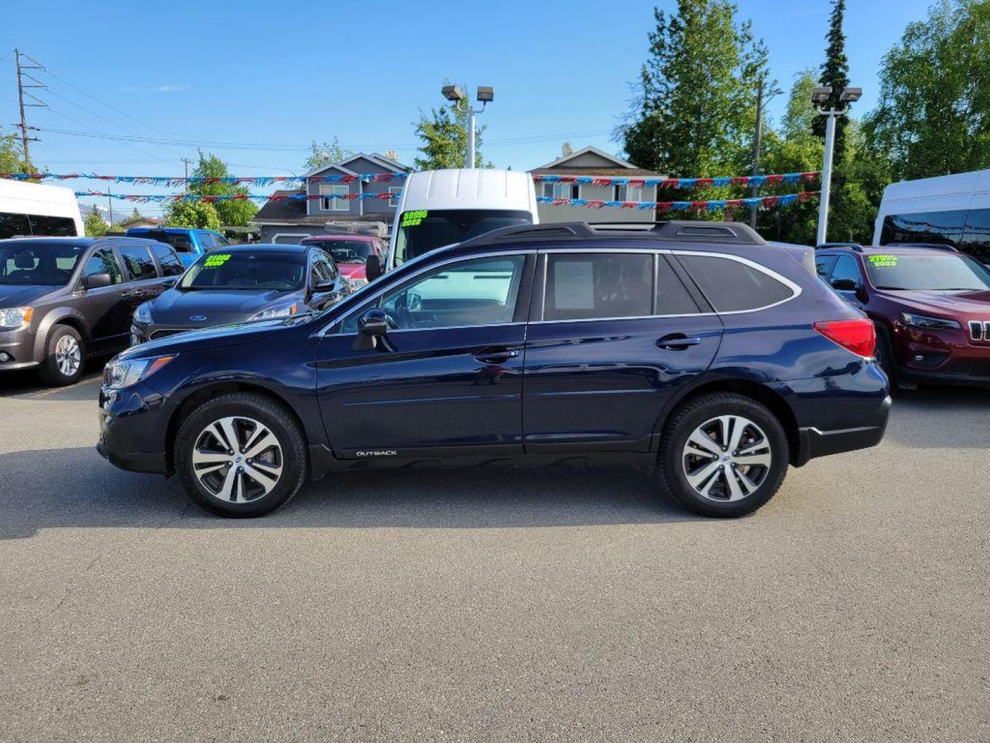 2018 BLUE SUBARU OUTBACK 3.6R LIMITED (4S4BSENC9J3) with an 3.6L engine, Continuously Variable transmission, located at 929 East 8th Ave, Anchorage, AK, 99501, (907) 274-2277, 61.214783, -149.866074 - Photo#1