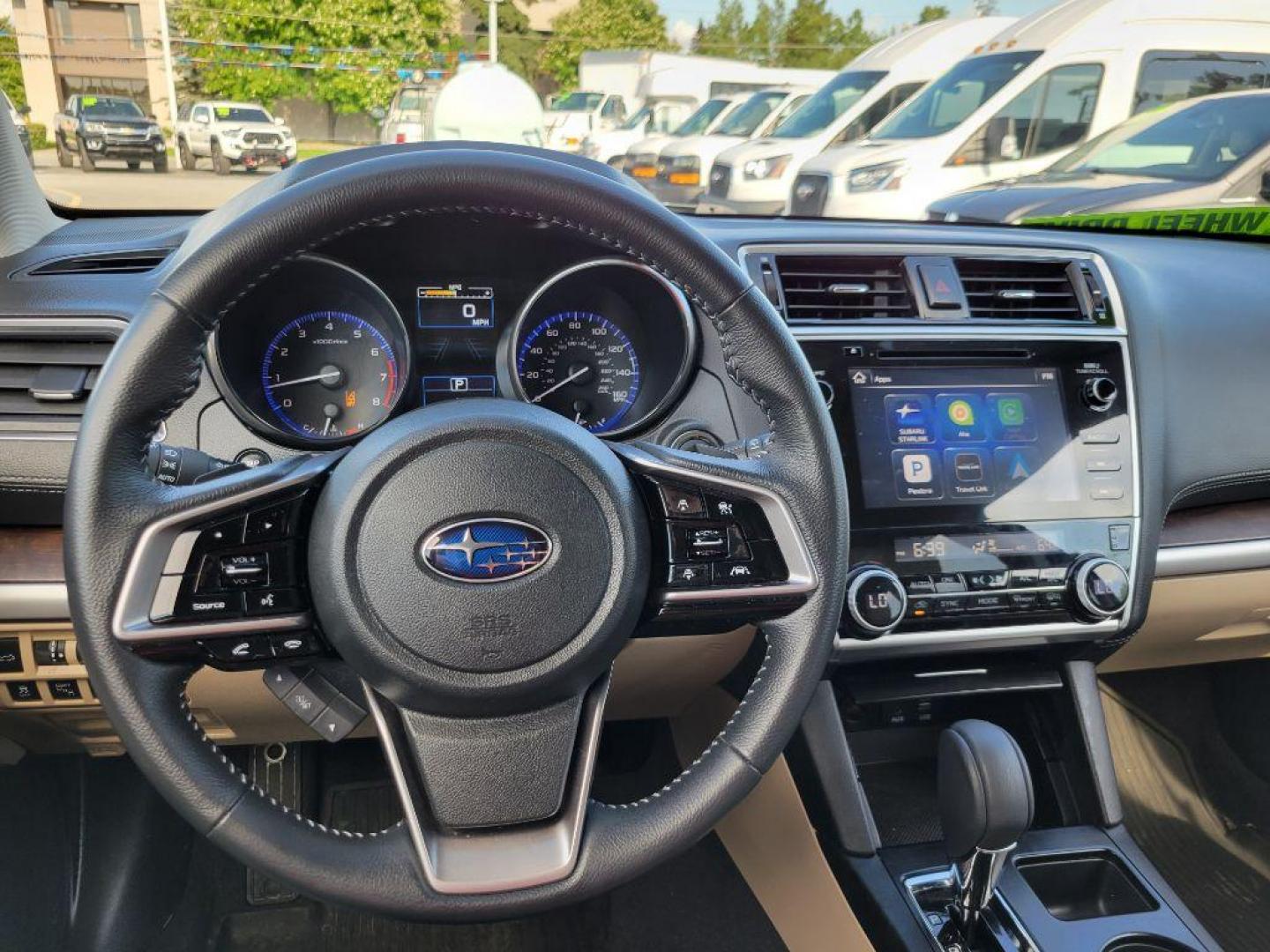 2018 BLUE SUBARU OUTBACK 3.6R LIMITED (4S4BSENC9J3) with an 3.6L engine, Continuously Variable transmission, located at 929 East 8th Ave, Anchorage, AK, 99501, (907) 274-2277, 61.214783, -149.866074 - Photo#4