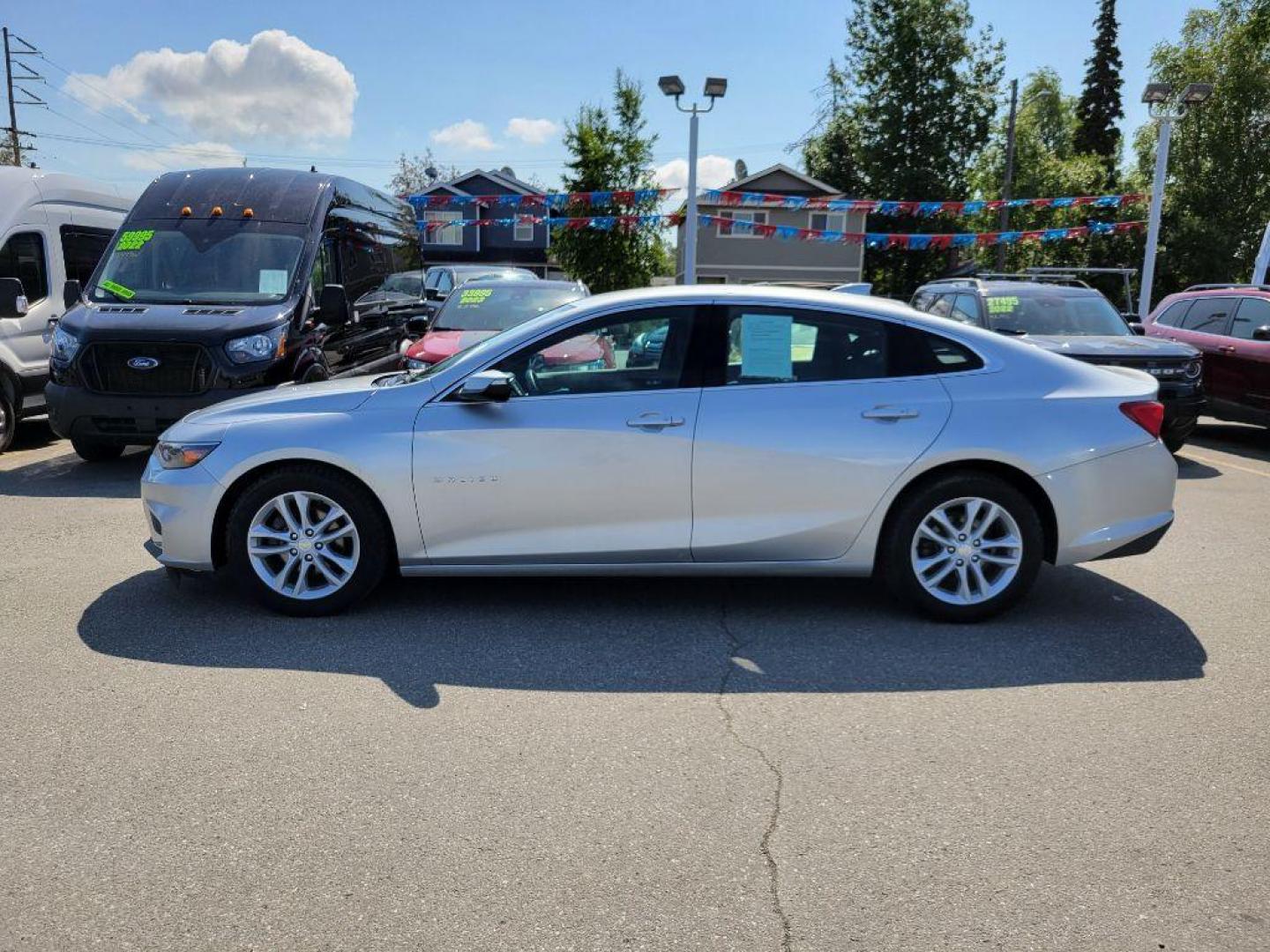 2017 SILVER CHEVROLET MALIBU LT (1G1ZE5STXHF) with an 1.5L engine, Automatic transmission, located at 929 East 8th Ave, Anchorage, AK, 99501, (907) 274-2277, 61.214783, -149.866074 - Photo#1