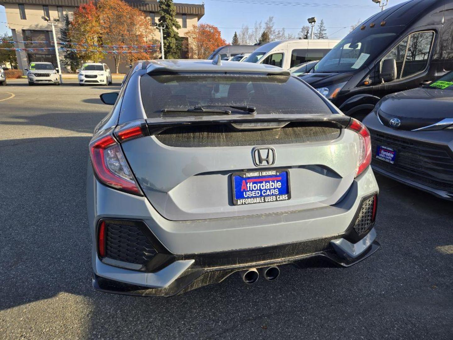 2019 BLUE HONDA CIVIC SPORT (SHHFK7G42KU) with an 1.5L engine, Continuously Variable transmission, located at 929 East 8th Ave, Anchorage, AK, 99501, (907) 274-2277, 61.214783, -149.866074 - Photo#2