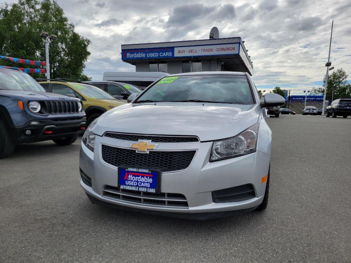 2013 SILVER CHEVROLET CRUZE ECO (1G1PH5SB4D7) with an 1.4L engine, Automatic transmission, located at 929 East 8th Ave, Anchorage, AK, 99501, (907) 274-2277, 61.214783, -149.866074 - Photo#0