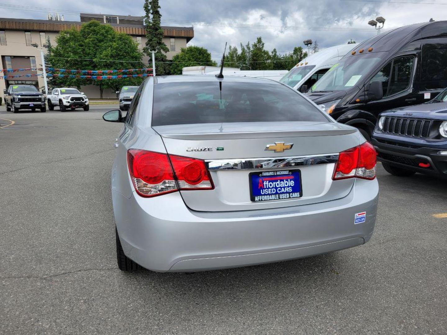 2013 SILVER CHEVROLET CRUZE ECO (1G1PH5SB4D7) with an 1.4L engine, Automatic transmission, located at 929 East 8th Ave, Anchorage, AK, 99501, (907) 274-2277, 61.214783, -149.866074 - Photo#2