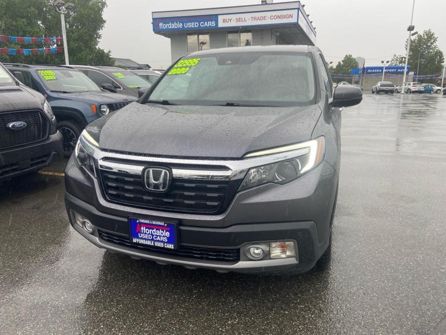 2020 GRAY HONDA RIDGELINE RTL (5FPYK3F74LB) with an 3.5L engine, Automatic transmission, located at 929 East 8th Ave, Anchorage, AK, 99501, (907) 274-2277, 61.214783, -149.866074 - Photo#0