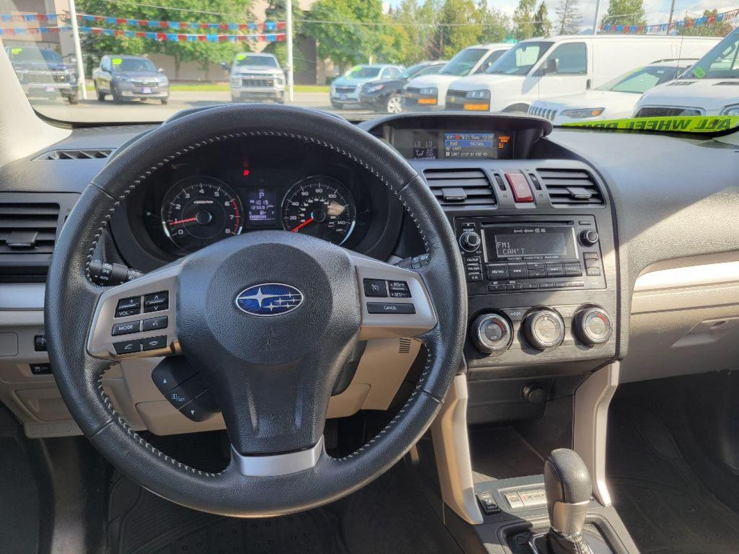 2015 WHITE SUBARU FORESTER 2.5I TOURING (JF2SJAUC0FH) with an 2.5L engine, Continuously Variable transmission, located at 929 East 8th Ave, Anchorage, AK, 99501, (907) 274-2277, 61.214783, -149.866074 - Photo#4