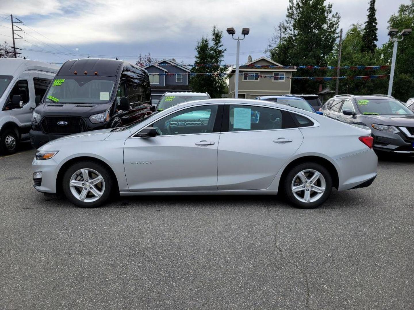 2022 SILVER CHEVROLET MALIBU LS LS (1G1ZB5ST2NF) with an 1.5L engine, Continuously Variable transmission, located at 929 East 8th Ave, Anchorage, AK, 99501, (907) 274-2277, 61.214783, -149.866074 - Photo#1