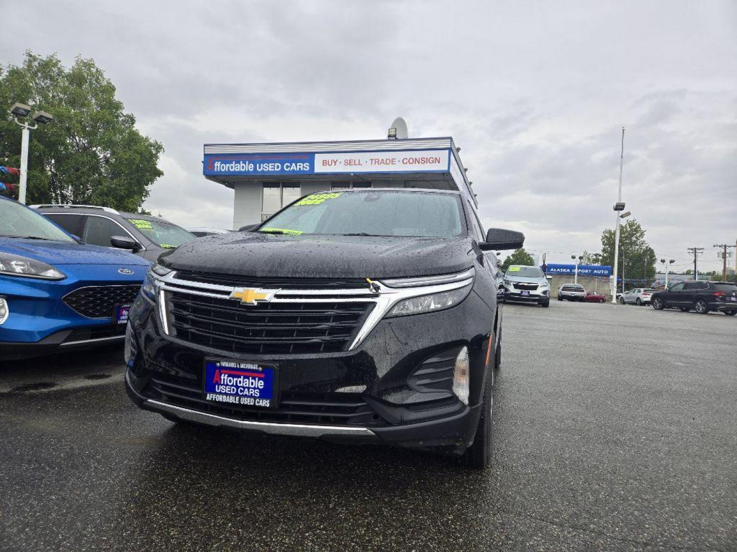 2022 BLACK CHEVROLET EQUINOX LT LT (3GNAXUEV4NL) with an 1.5L engine, Automatic transmission, located at 929 East 8th Ave, Anchorage, AK, 99501, (907) 274-2277, 61.214783, -149.866074 - Photo#0