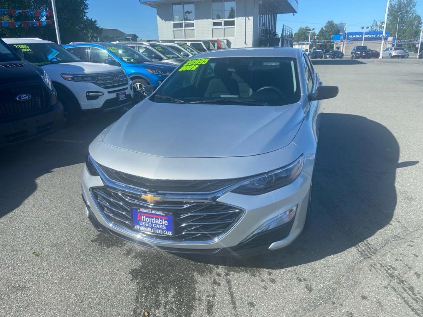 2022 SILVER CHEVROLET MALIBU LS (1G1ZB5ST2NF) with an 1.5L engine, Continuously Variable transmission, located at 929 East 8th Ave, Anchorage, AK, 99501, (907) 274-2277, 61.214783, -149.866074 - Photo#0