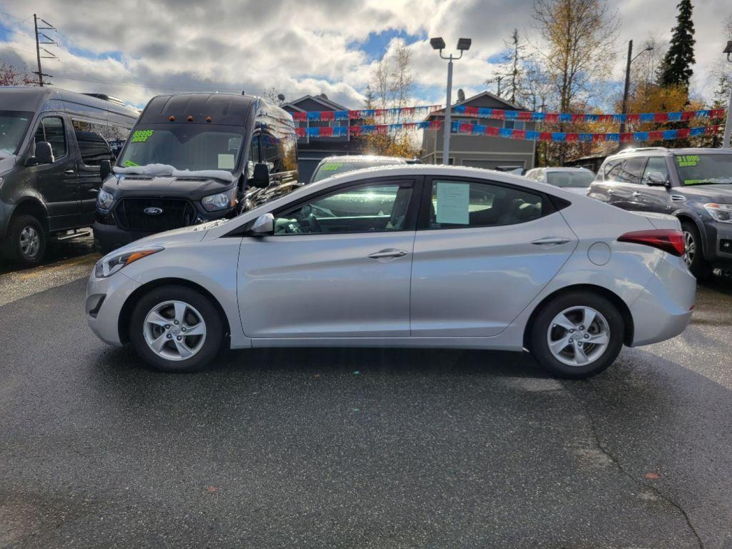 2014 SILVER HYUNDAI ELANTRA SE (KMHDH4AE3EU) with an 1.8L engine, Automatic transmission, located at 929 East 8th Ave, Anchorage, AK, 99501, (907) 274-2277, 61.214783, -149.866074 - Photo#1