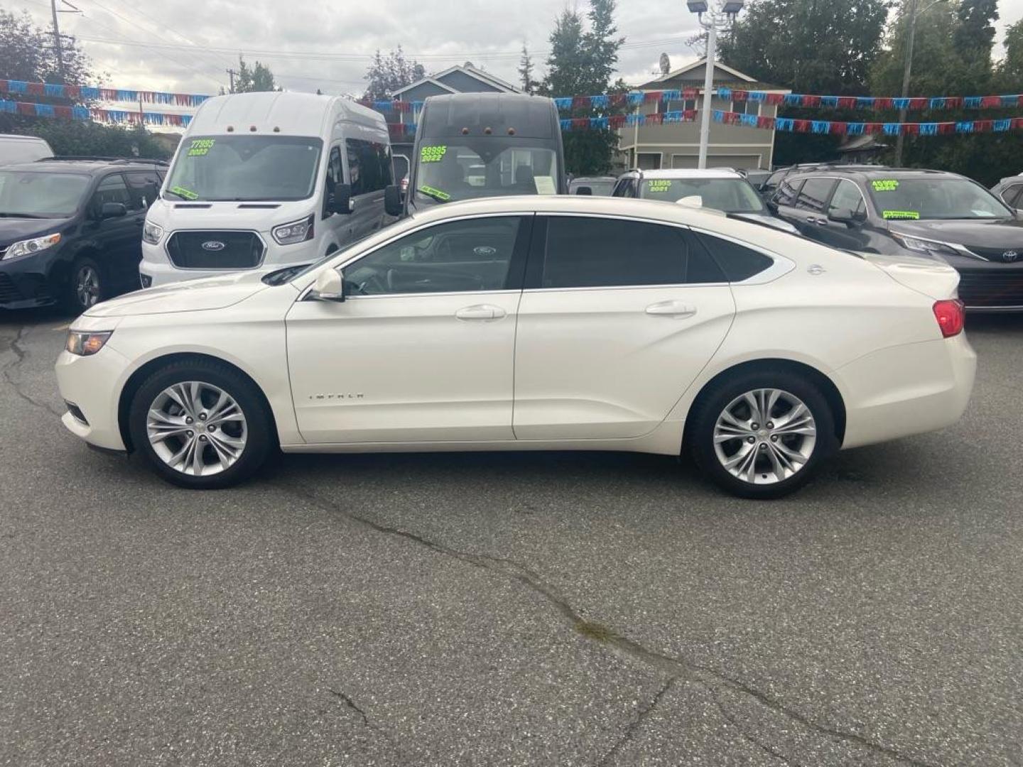 2014 WHITE CHEVROLET IMPALA LT (2G1115SL3E9) with an 2.5L engine, Automatic transmission, located at 929 East 8th Ave, Anchorage, AK, 99501, (907) 274-2277, 61.214783, -149.866074 - Photo#1