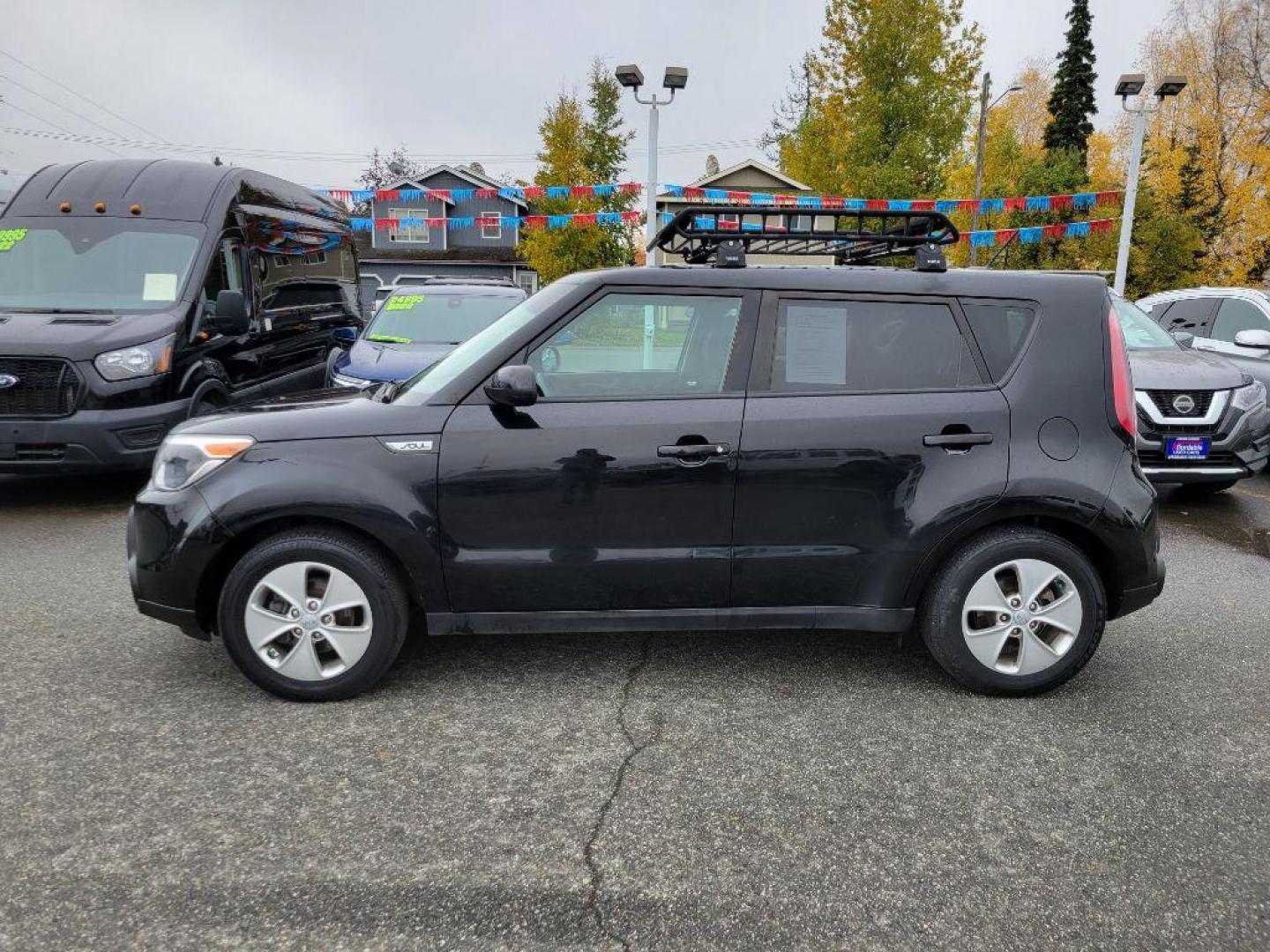 2016 BLACK KIA SOUL (KNDJN2A28G7) with an 1.6L engine, 6-Speed Manual transmission, located at 929 East 8th Ave, Anchorage, AK, 99501, (907) 274-2277, 61.214783, -149.866074 - Photo#1