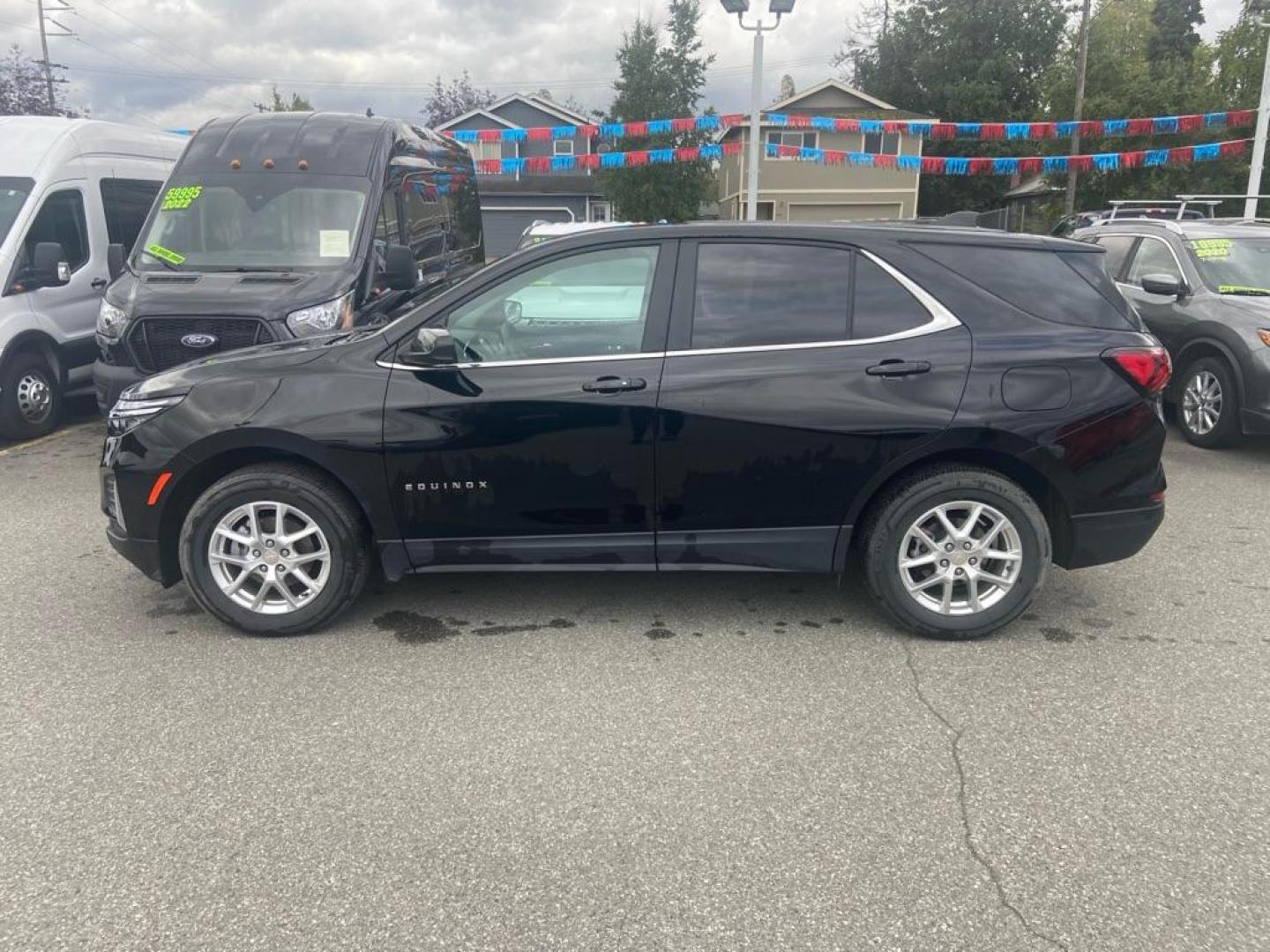 2022 BLACK CHEVROLET EQUINOX LT LT (3GNAXUEV3NL) with an 1.5L engine, Automatic transmission, located at 929 East 8th Ave, Anchorage, AK, 99501, (907) 274-2277, 61.214783, -149.866074 - Photo#1