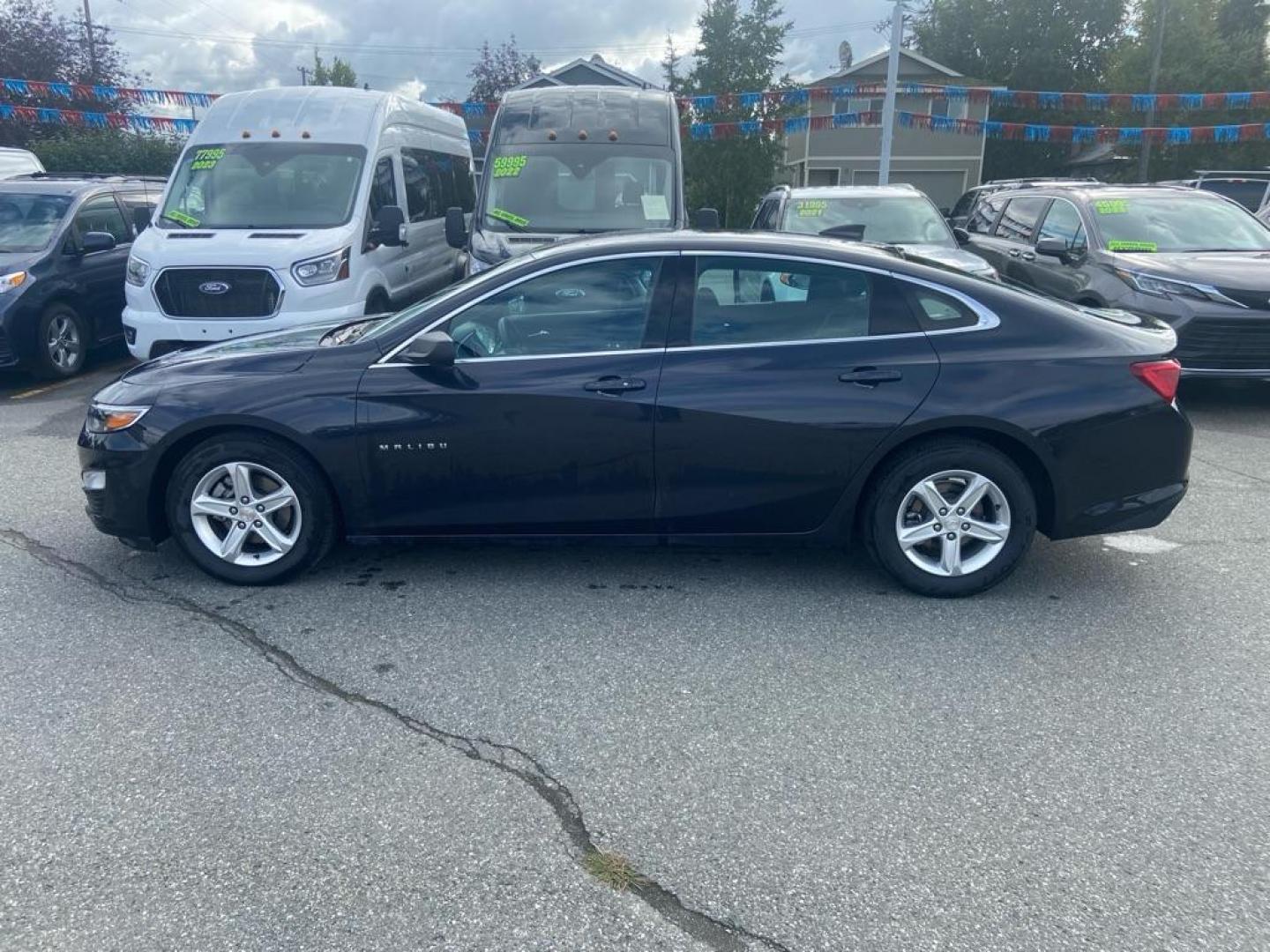 2022 GRAY CHEVROLET MALIBU LS LS (1G1ZB5ST5NF) with an 1.5L engine, Continuously Variable transmission, located at 929 East 8th Ave, Anchorage, AK, 99501, (907) 274-2277, 61.214783, -149.866074 - Photo#1