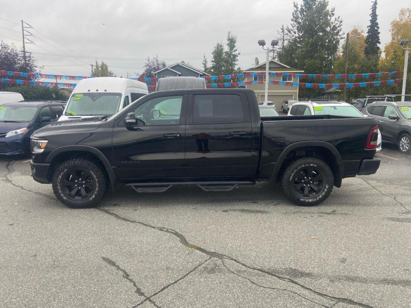 2021 BLACK RAM 1500 REBEL (1C6SRFLT6MN) with an 5.7L engine, Automatic transmission, located at 929 East 8th Ave, Anchorage, AK, 99501, (907) 274-2277, 61.214783, -149.866074 - Photo#1