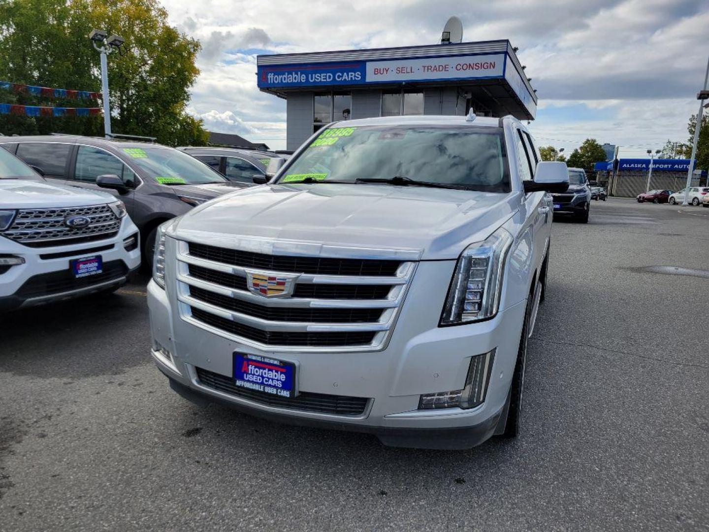 2020 SILVER CADILLAC ESCALADE ESV LUXURY (1GYS4HKJ4LR) with an 6.2L engine, Automatic transmission, located at 929 East 8th Ave, Anchorage, AK, 99501, (907) 274-2277, 61.214783, -149.866074 - Photo#0