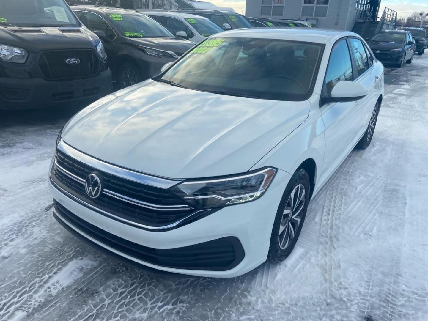 2022 WHITE VOLKSWAGEN JETTA S (3VWCM7BU4NM) with an 1.5L engine, Automatic transmission, located at 929 East 8th Ave, Anchorage, AK, 99501, (907) 274-2277, 61.214783, -149.866074 - Photo#0