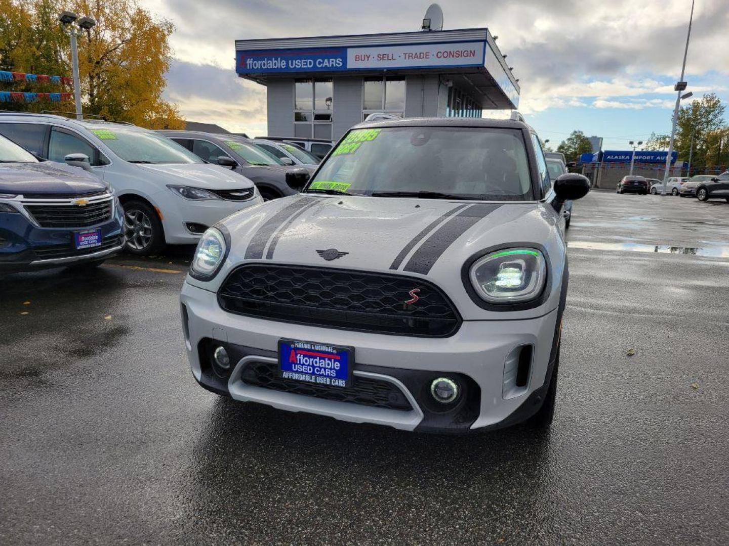 2021 GRY MINI COOPER S COUNTRYMAN ALL4 (WMZ83BR09M3) with an 2.0L engine, Automatic transmission, located at 929 East 8th Ave, Anchorage, AK, 99501, (907) 274-2277, 61.214783, -149.866074 - Photo#0