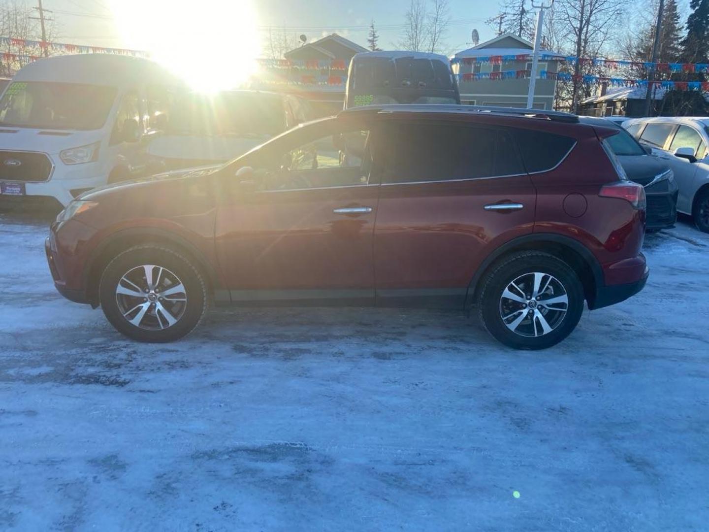 2018 RED TOYOTA RAV4 LIMITED (JTMYFREV5JD) with an 2.5L engine, Automatic transmission, located at 929 East 8th Ave, Anchorage, AK, 99501, (907) 274-2277, 61.214783, -149.866074 - Photo#1