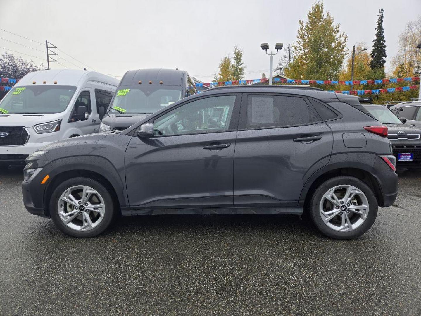 2023 GRAY HYUNDAI KONA SEL SEL (KM8K6CAB0PU) with an 2.0L engine, Continuously Variable transmission, located at 929 East 8th Ave, Anchorage, AK, 99501, (907) 274-2277, 61.214783, -149.866074 - Photo#1