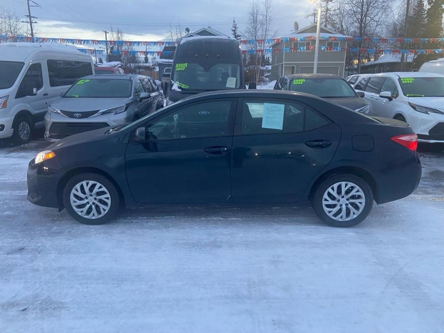 2017 BLUE TOYOTA COROLLA LE (2T1BURHE1HC) with an 1.8L engine, Continuously Variable transmission, located at 929 East 8th Ave, Anchorage, AK, 99501, (907) 274-2277, 61.214783, -149.866074 - Photo#1