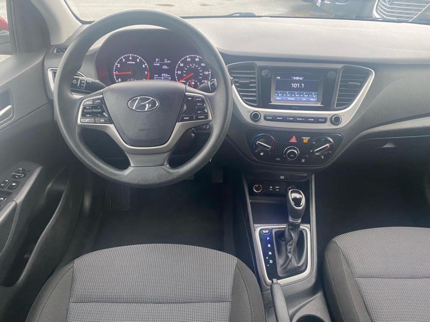 2021 RED HYUNDAI ACCENT SE (3KPC24A69ME) with an 1.6L engine, 6-Speed Manual transmission, located at 929 East 8th Ave, Anchorage, AK, 99501, (907) 274-2277, 61.214783, -149.866074 - Photo#4