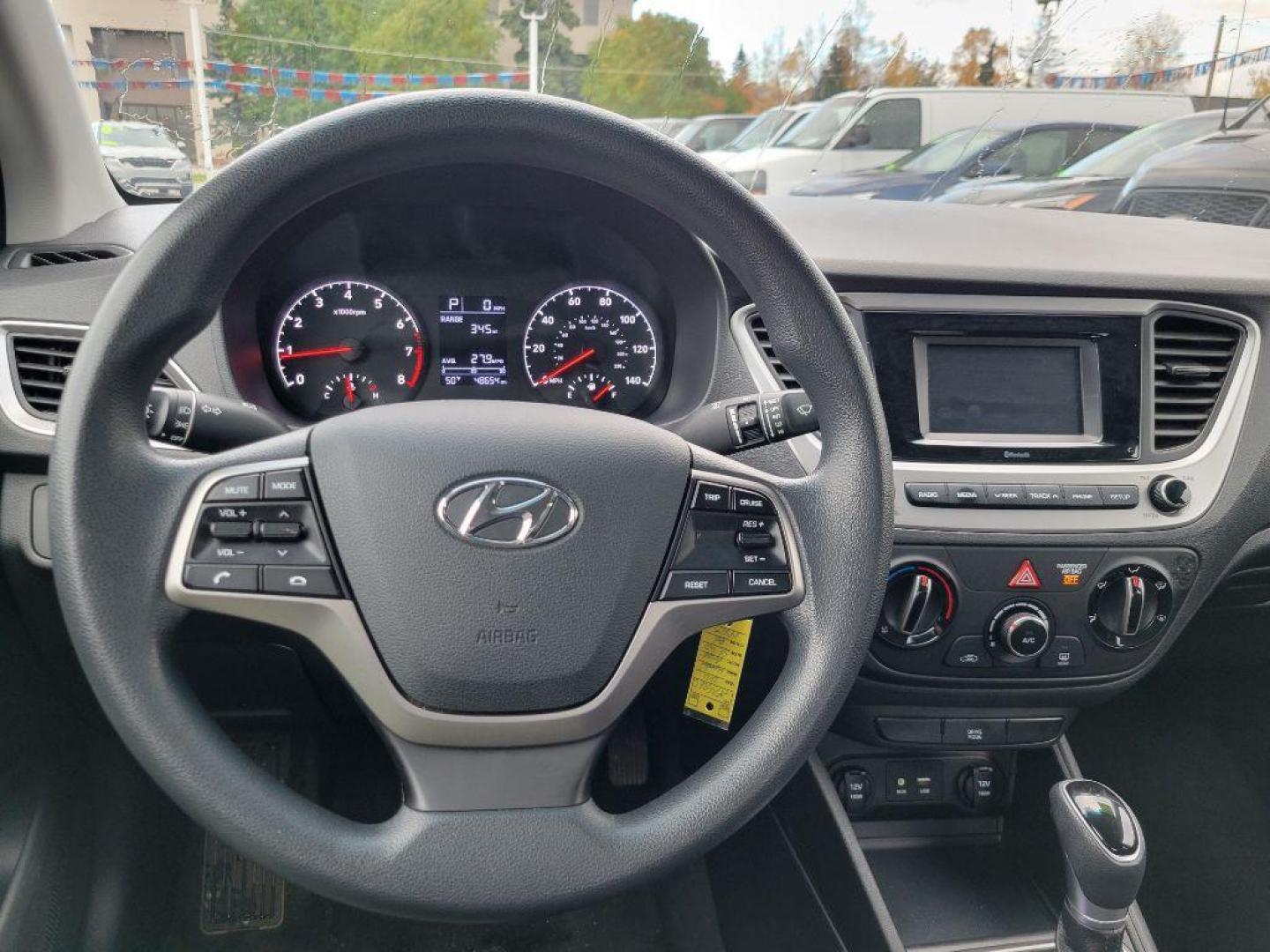 2021 RED HYUNDAI ACCENT SE SE (3KPC24A6XME) with an 1.6L engine, 6-Speed Manual transmission, located at 929 East 8th Ave, Anchorage, AK, 99501, (907) 274-2277, 61.214783, -149.866074 - Photo#4