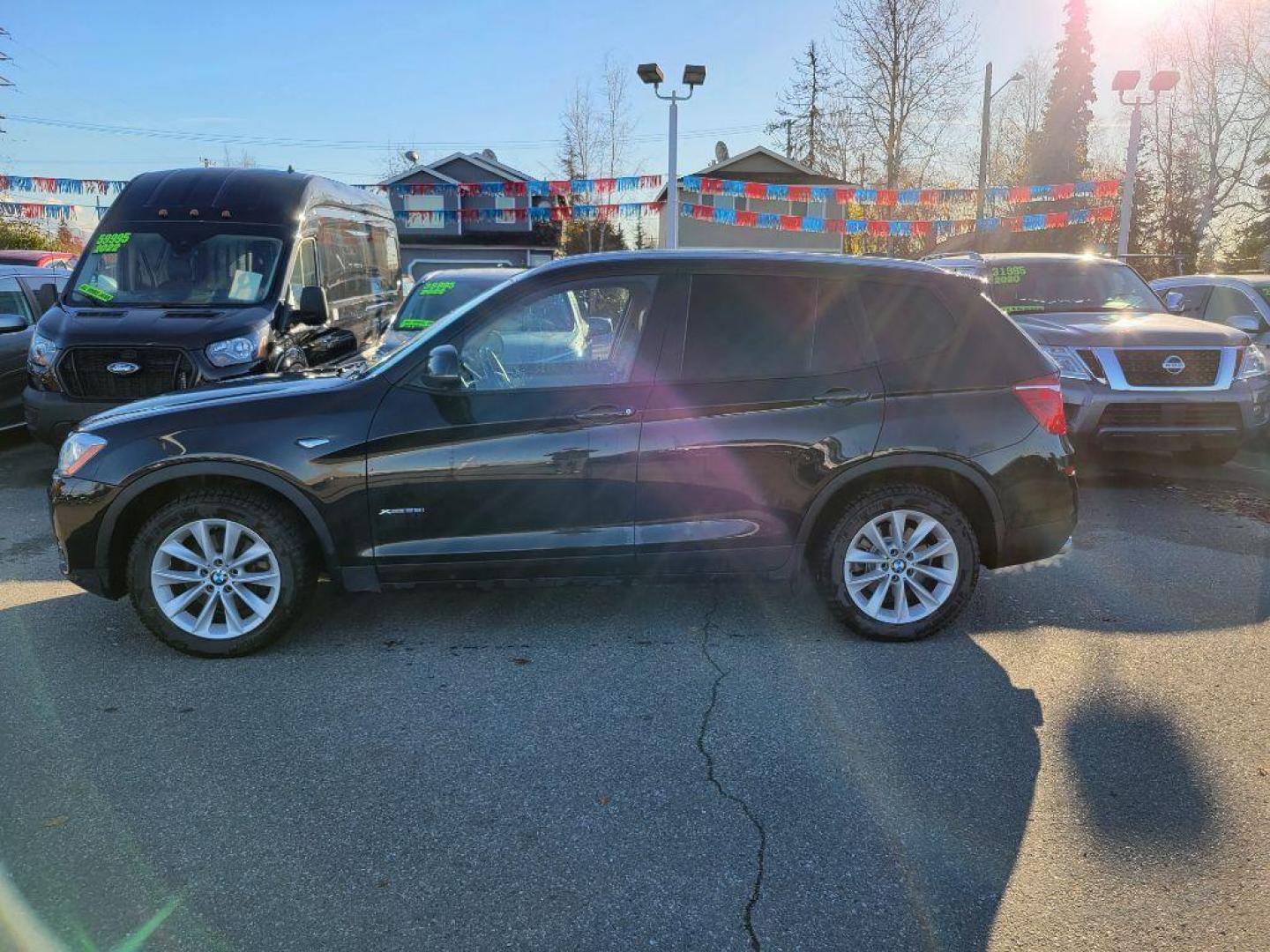 2017 BLACK BMW X3 XDRIVE28I (5UXWX9C3XH0) with an 2.0L engine, Automatic transmission, located at 929 East 8th Ave, Anchorage, AK, 99501, (907) 274-2277, 61.214783, -149.866074 - Photo#1