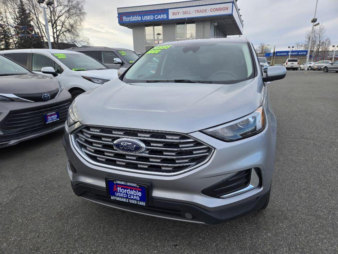 2022 SILVER FORD EDGE SEL (2FMPK4J94NB) with an 2.0L engine, Automatic transmission, located at 929 East 8th Ave, Anchorage, AK, 99501, (907) 274-2277, 61.214783, -149.866074 - Photo#0