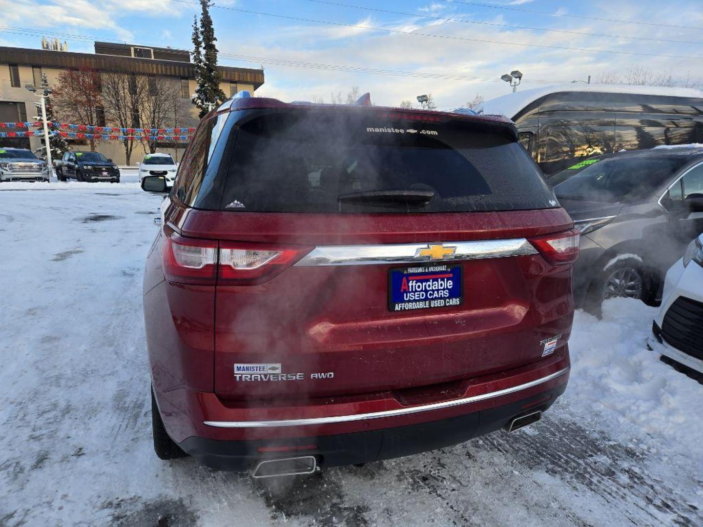 2019 RED CHEVROLET TRAVERSE PREMIER (1GNEVKKW4KJ) with an 3.6L engine, Automatic transmission, located at 929 East 8th Ave, Anchorage, AK, 99501, (907) 274-2277, 61.214783, -149.866074 - Photo#2