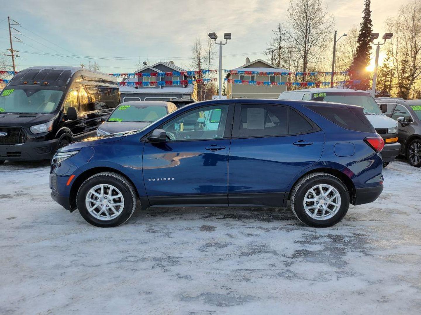 2023 BLUE CHEVROLET EQUINOX LS (3GNAXSEG5PL) with an 1.5L engine, Automatic transmission, located at 929 East 8th Ave, Anchorage, AK, 99501, (907) 274-2277, 61.214783, -149.866074 - Photo#1