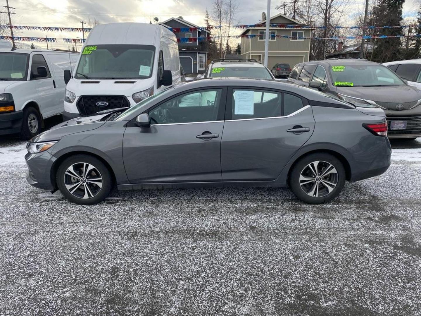2021 GRAY NISSAN SENTRA SV SV (3N1AB8CV8MY) with an 2.0L engine, Continuously Variable transmission, located at 929 East 8th Ave, Anchorage, AK, 99501, (907) 274-2277, 61.214783, -149.866074 - Photo#1