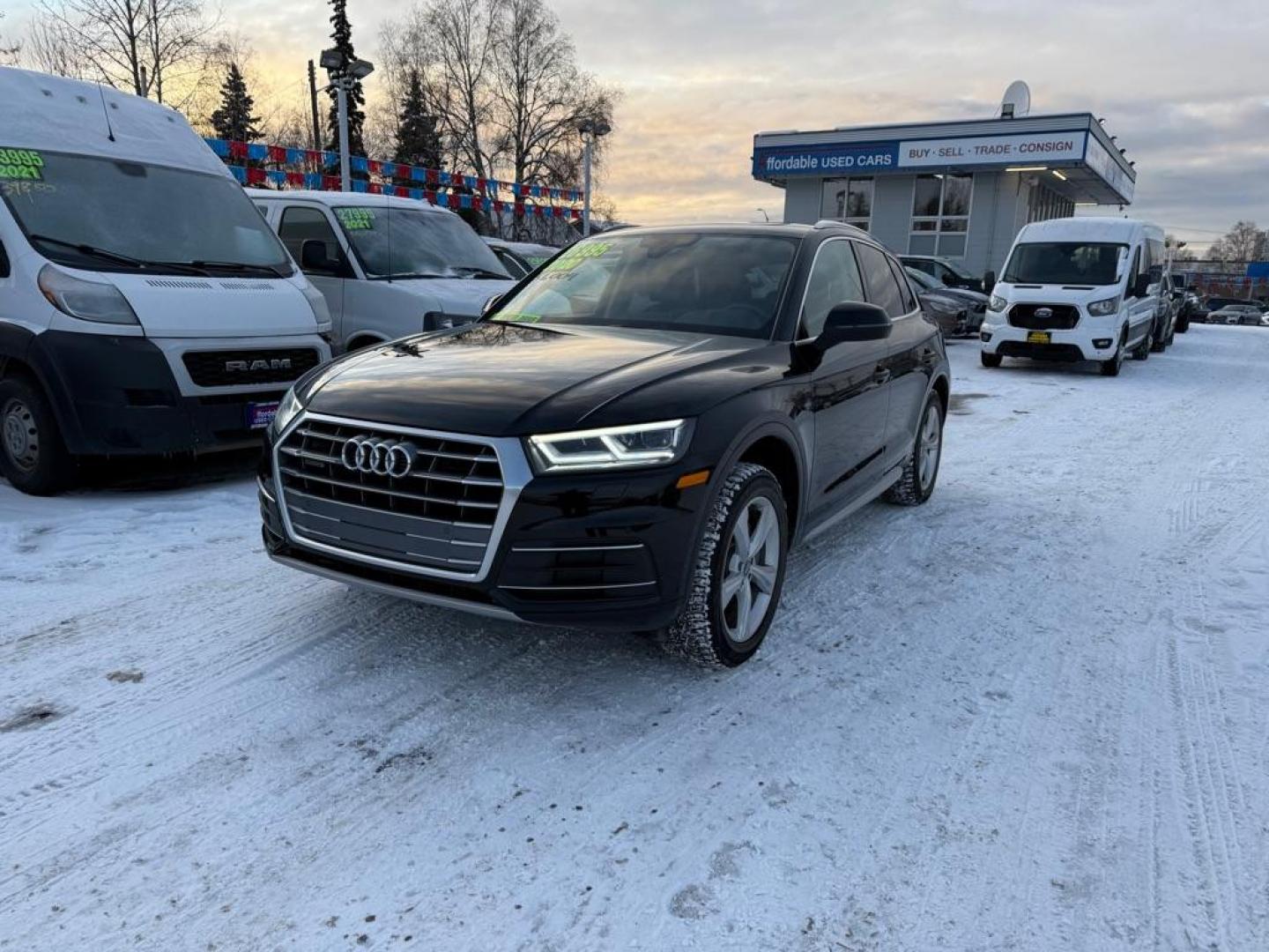 2020 BLACK AUDI Q5 PREMIUM PLUS (WA1BNAFY7L2) with an 2.0L engine, Automatic transmission, located at 929 East 8th Ave, Anchorage, AK, 99501, (907) 274-2277, 61.214783, -149.866074 - Photo#0