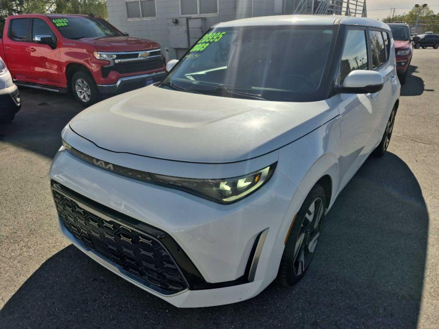 2023 WHITE KIA SOUL GT LINE (KNDJ53AU0P7) with an 2.0L engine, Continuously Variable transmission, located at 929 East 8th Ave, Anchorage, AK, 99501, (907) 274-2277, 61.214783, -149.866074 - Photo#0