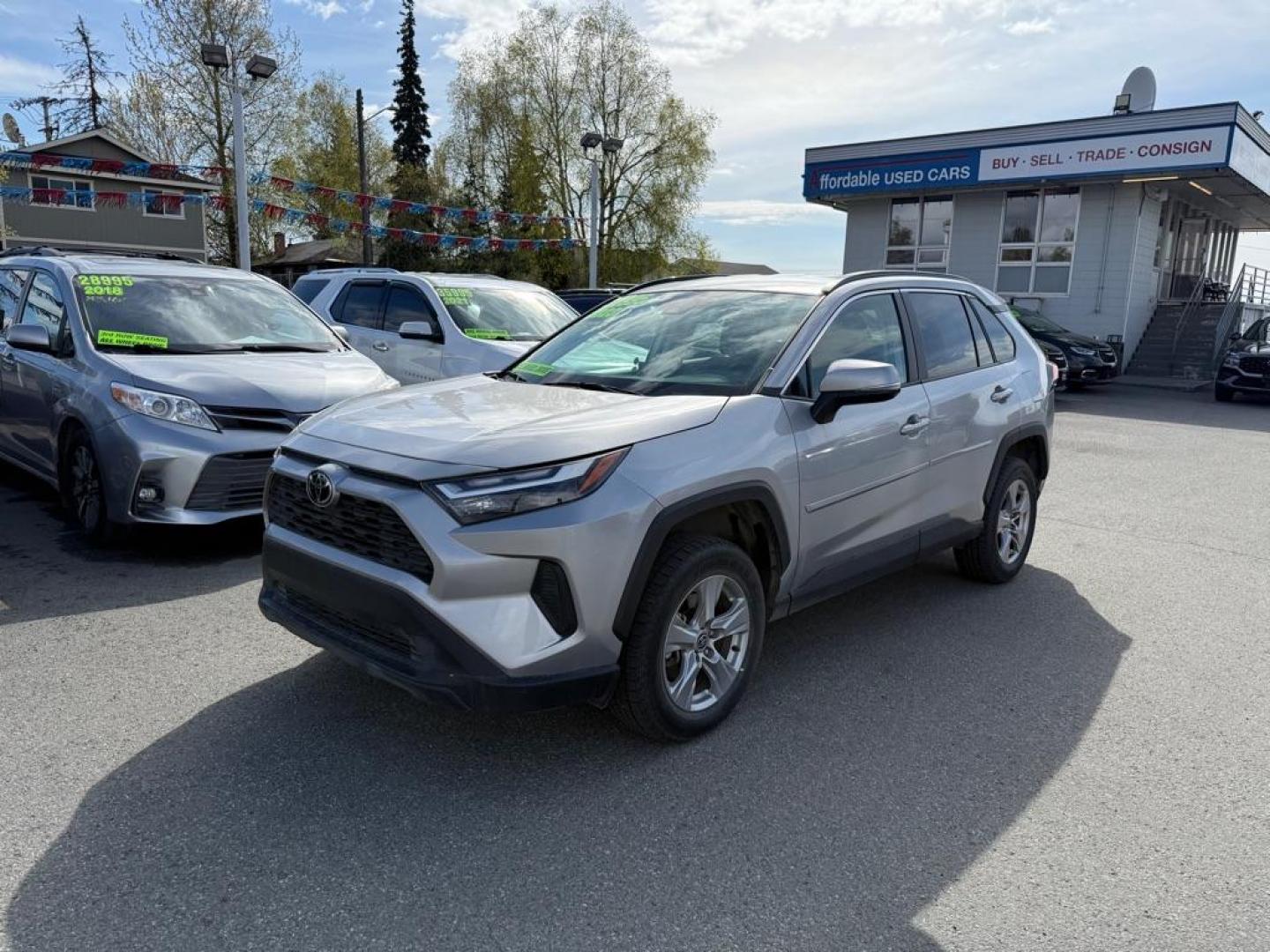 2023 SILVER TOYOTA RAV4 XLE XLE (2T3P1RFV3PC) with an 2.5L engine, Automatic transmission, located at 929 East 8th Ave, Anchorage, AK, 99501, (907) 274-2277, 61.214783, -149.866074 - Photo#0