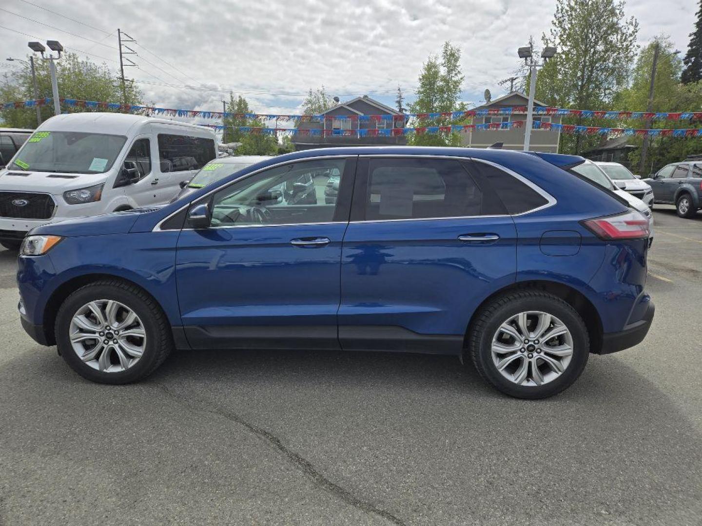 2023 BLUE FORD EDGE TITANIUM TITANIUM (2FMPK4K98PB) with an 2.0L engine, Automatic transmission, located at 929 East 8th Ave, Anchorage, AK, 99501, (907) 274-2277, 61.214783, -149.866074 - Photo#1