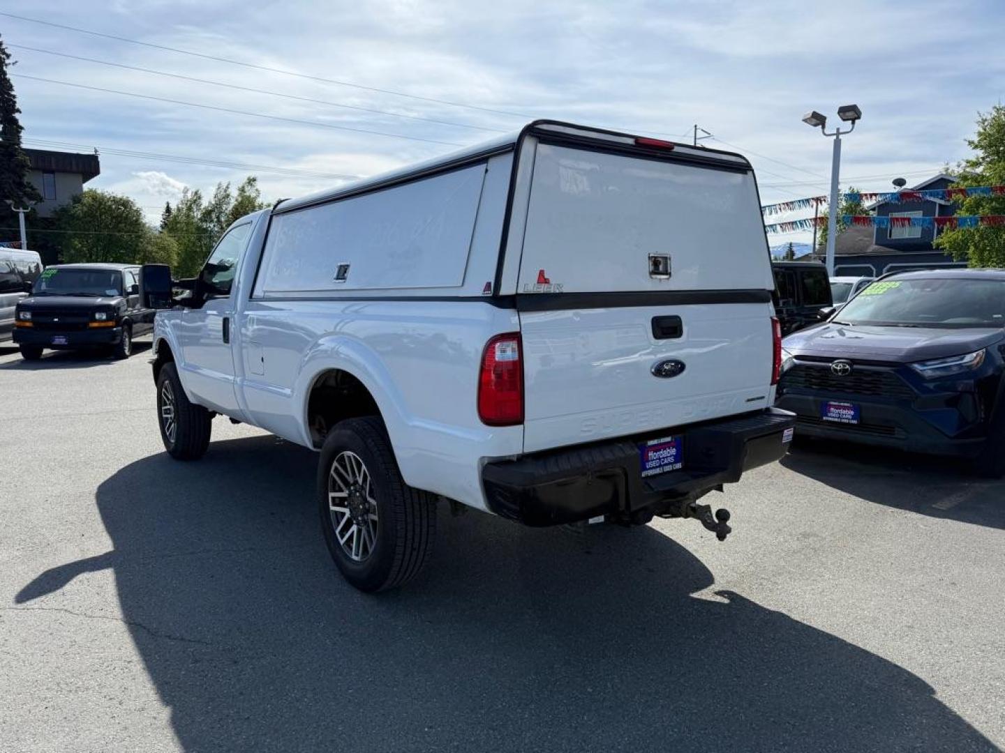 2015 WHITE FORD F250 SUPER DUTY (1FTBF2B6XFE) with an 6.2L engine, Automatic transmission, located at 929 East 8th Ave, Anchorage, AK, 99501, (907) 274-2277, 61.214783, -149.866074 - Photo#2